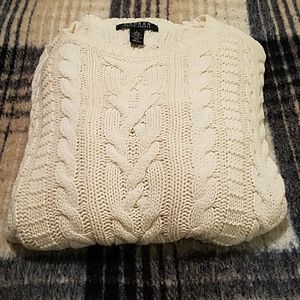 Cozy Holidays! LRL Cable Knit Sweater